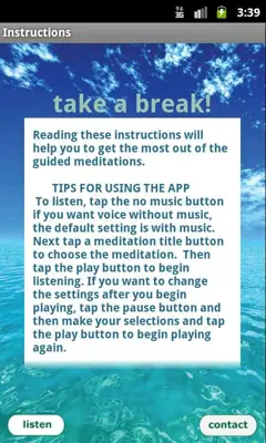 Take a Break! android App screenshot 0